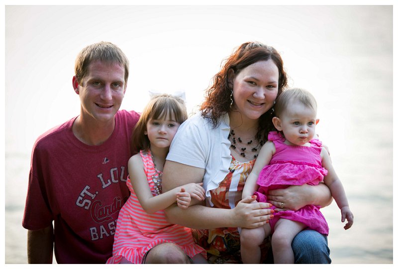 family pictures at creve coeur park