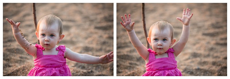 baby on beach