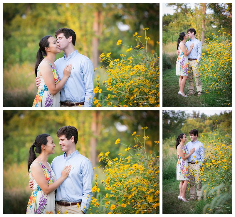 engagement session at the muny in forest park