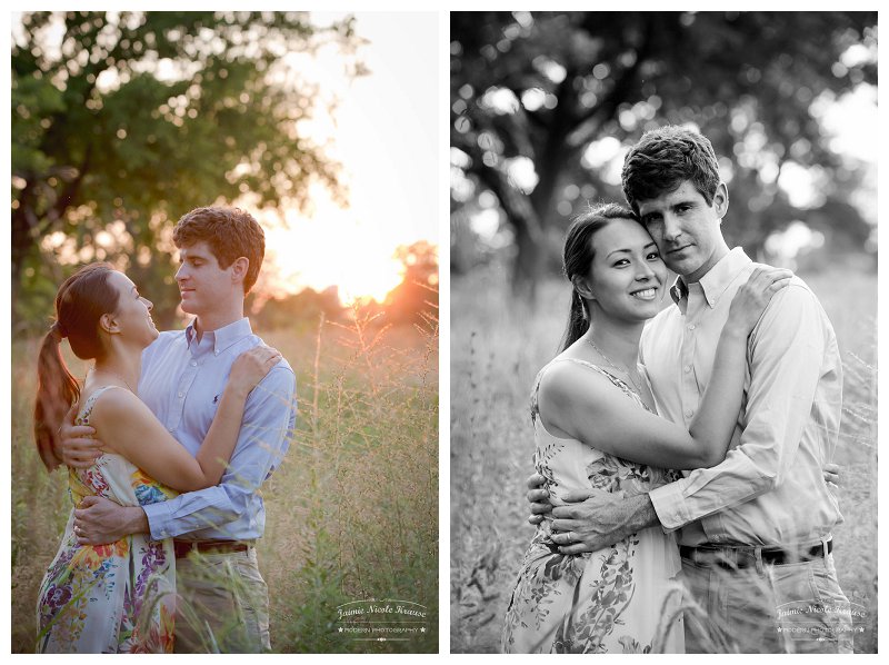 engagement session at the muny in forest park