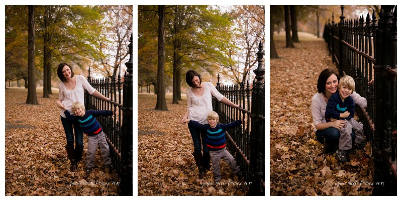 autum engagement session