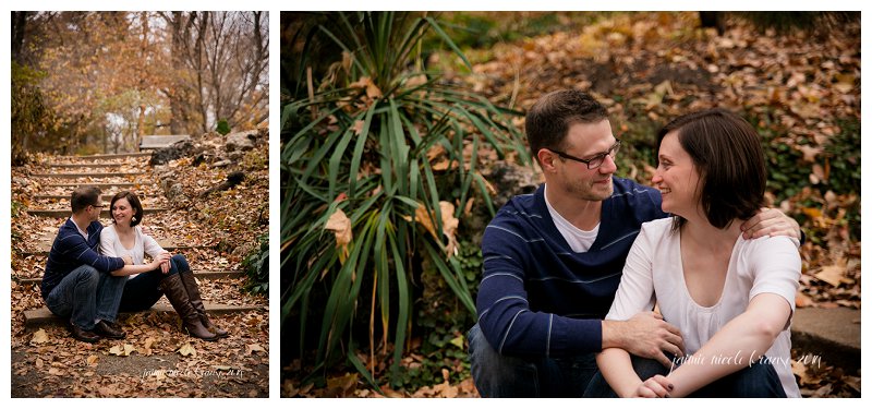 autum engagement session