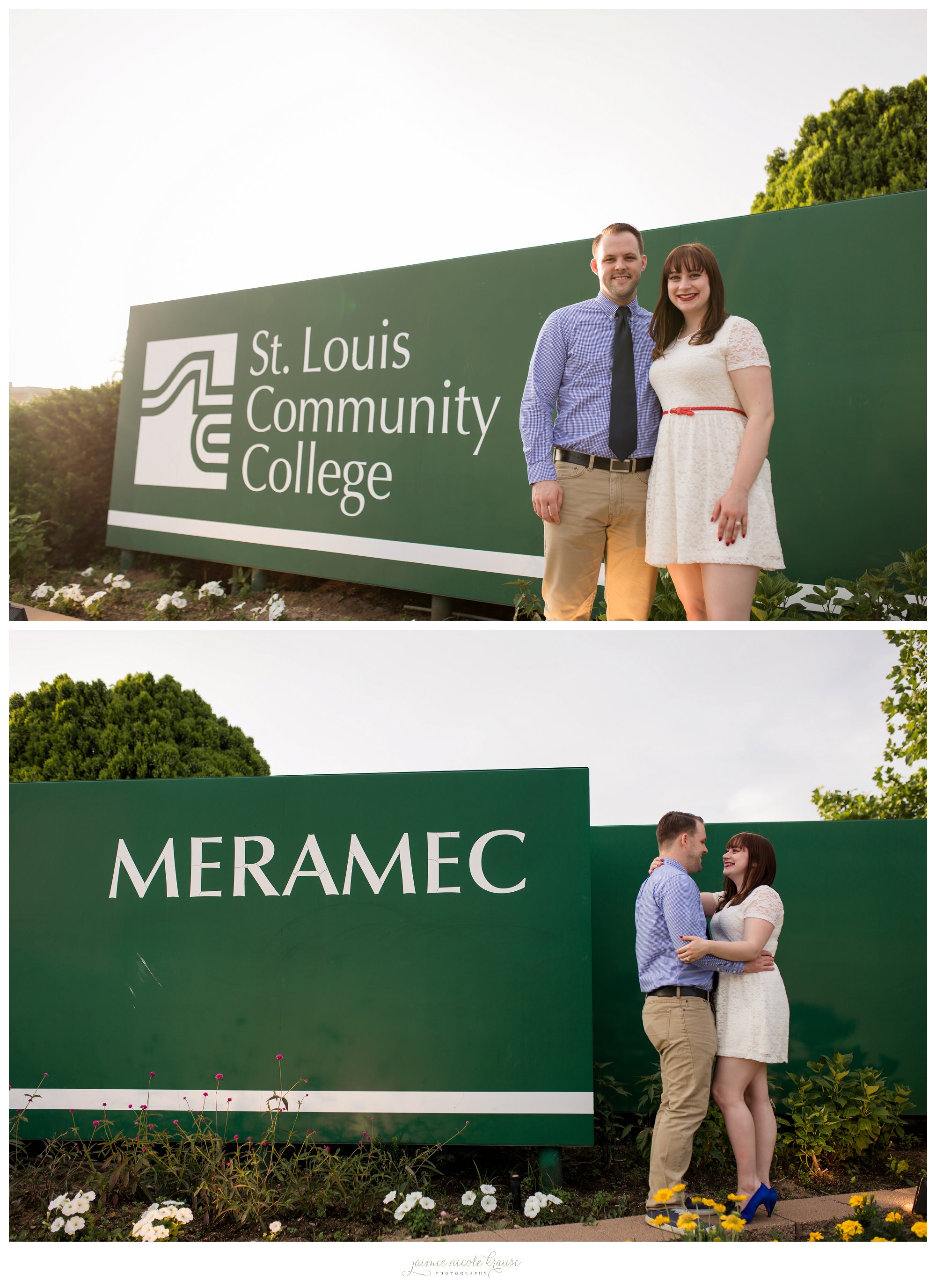 STLCC meramec engagement photos