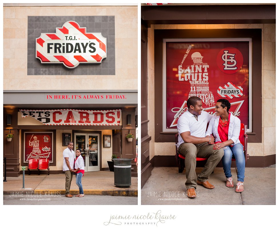 engagment photos downtown stl