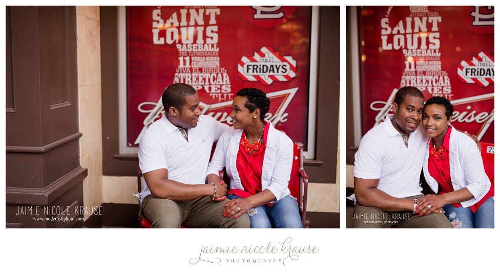 engagment photos downtown stl