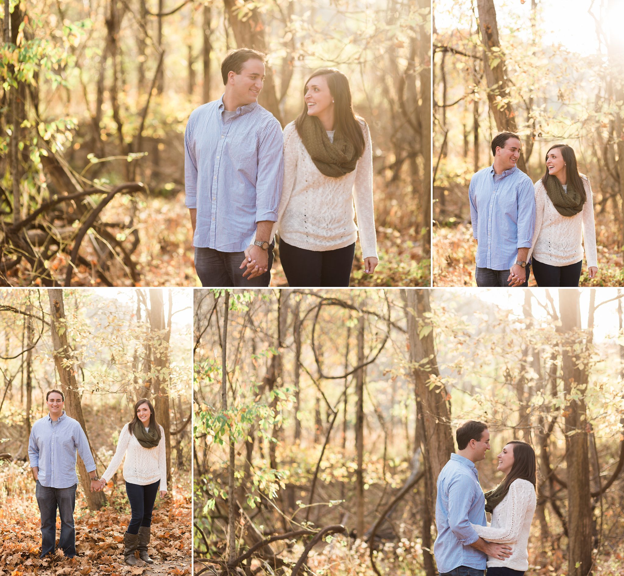 fall engagement session castlewood state park
