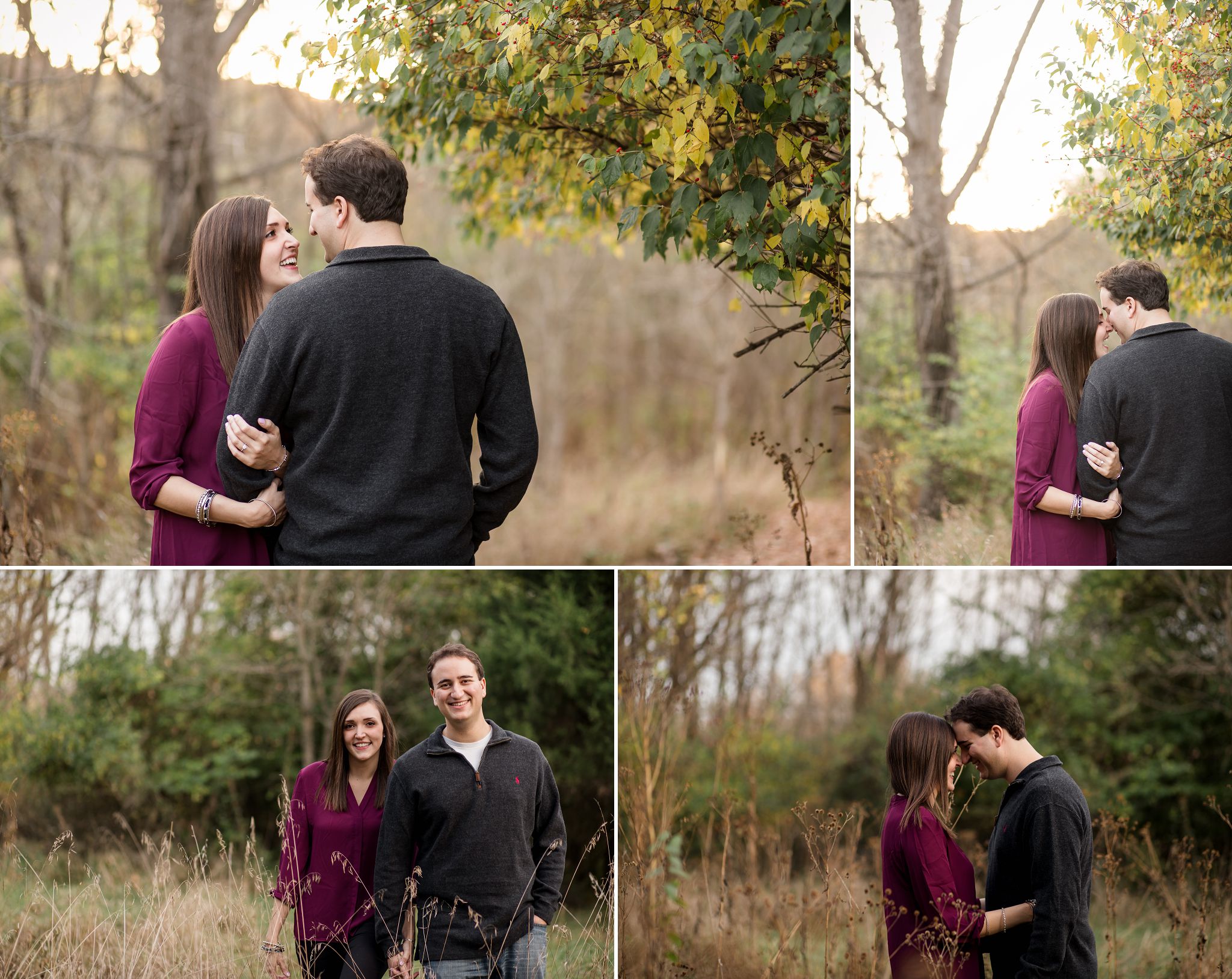 fall engagement session castlewood state park