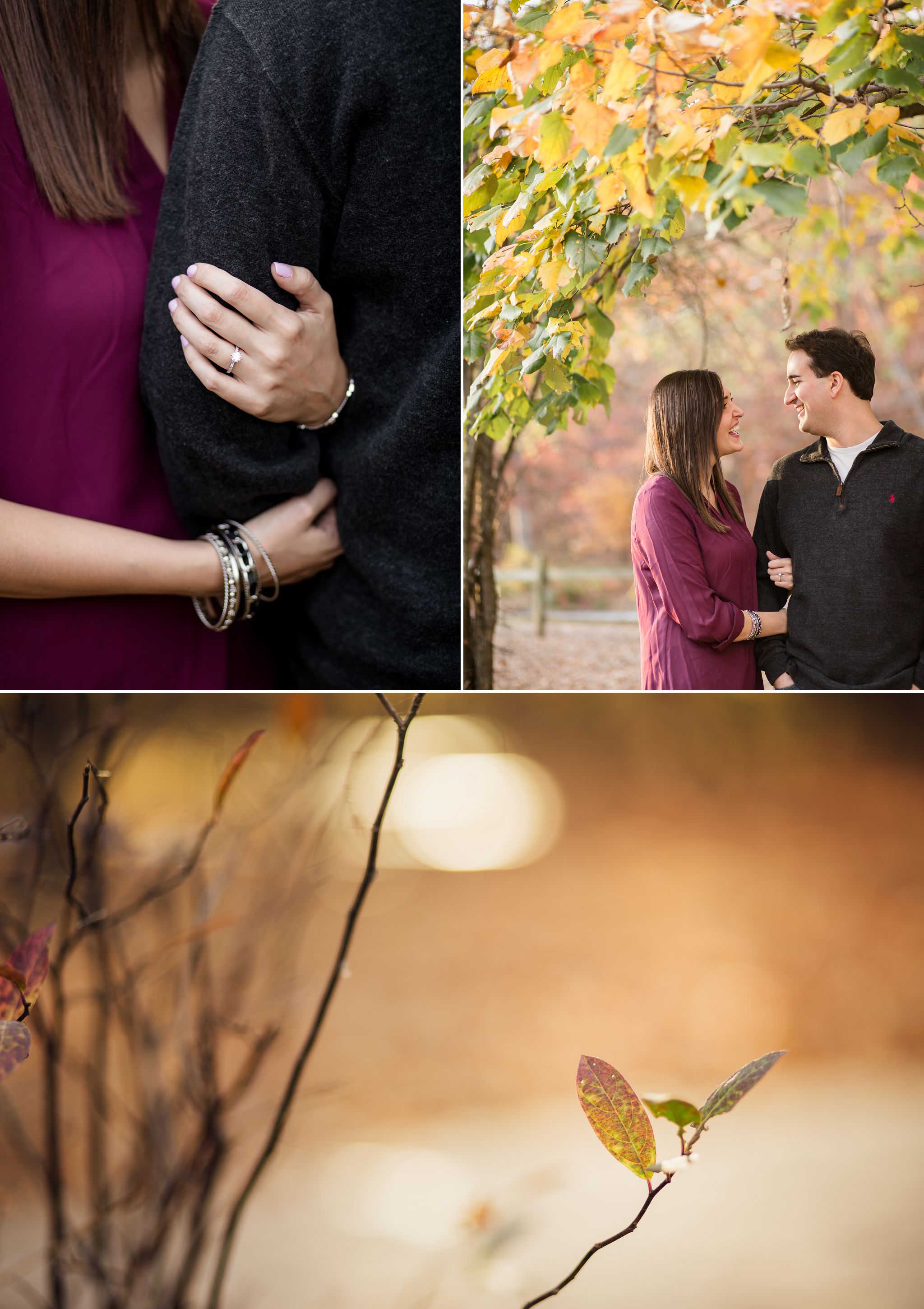 fall engagement session castlewood state park