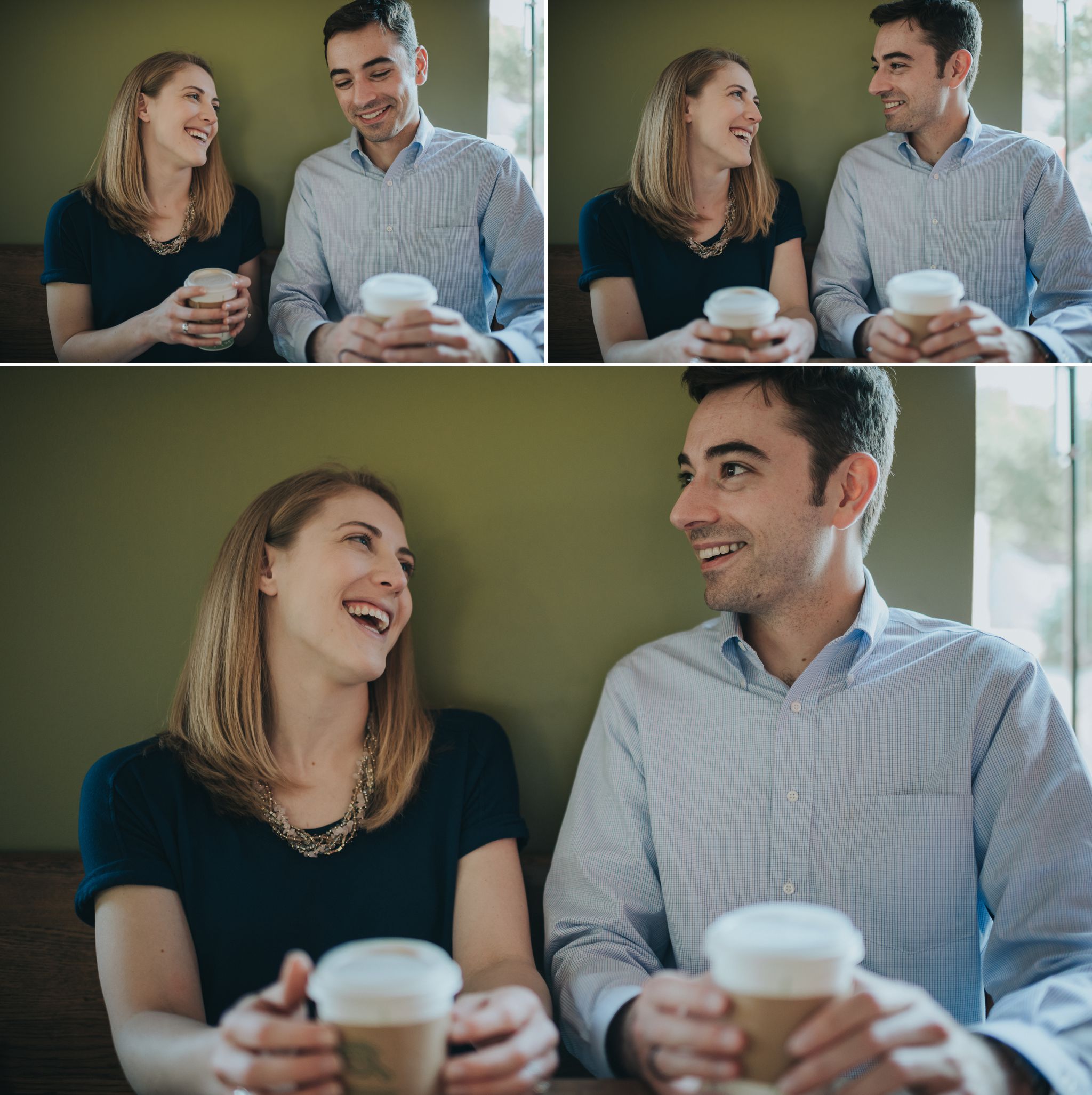 Early morning spring engagement session at Missouri Botanical Garden