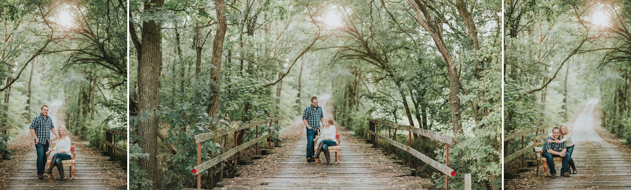 Classic Downtown and Country Chic Engagement Session