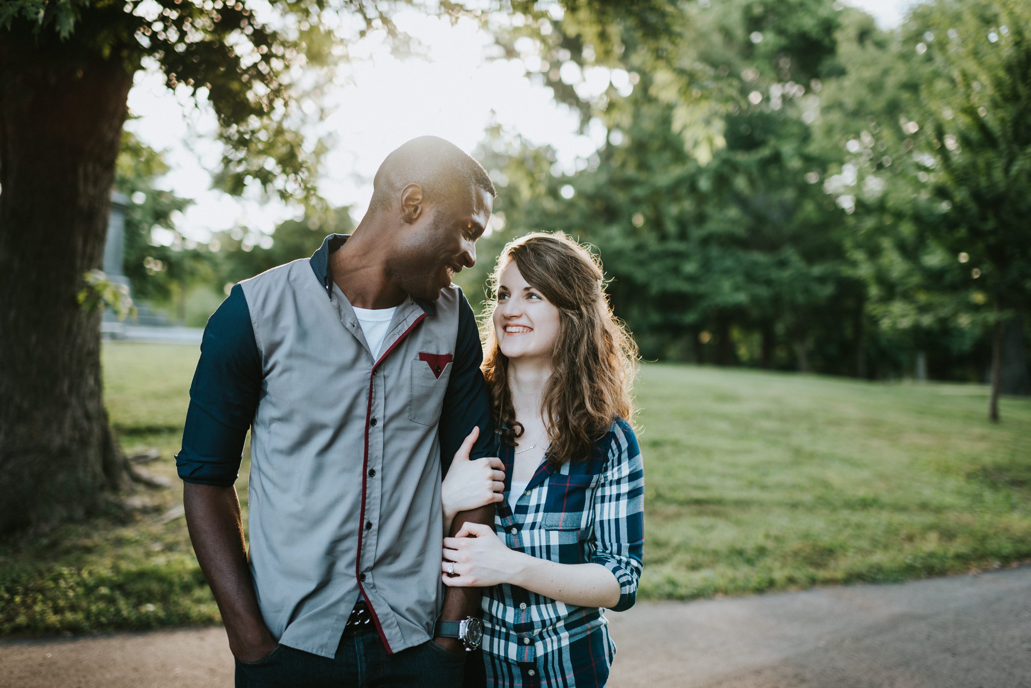 Engagement Session at Lafayette Square Park