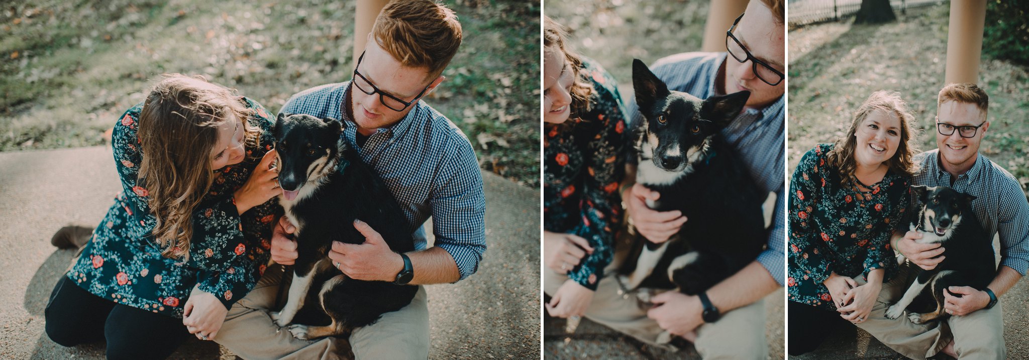 fall engagement session St Louis