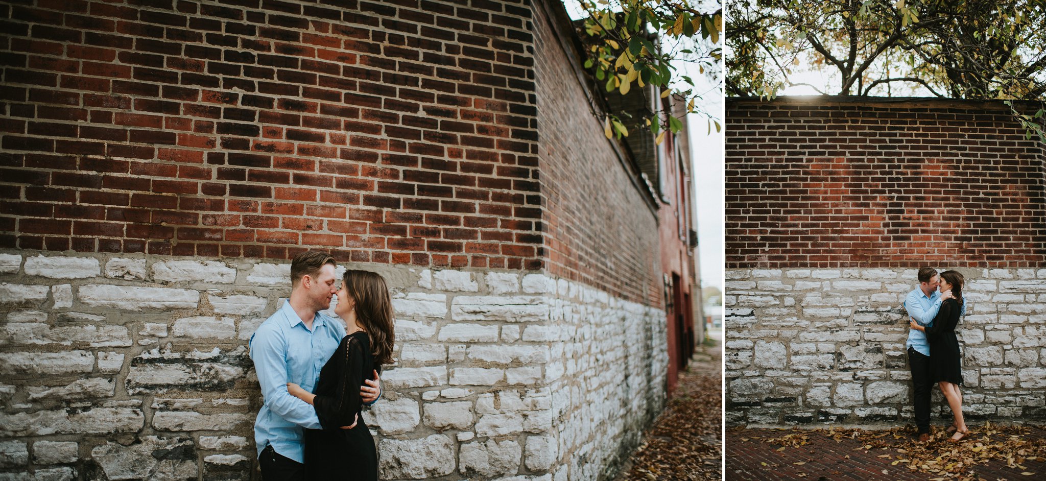 Late Fall Lafayette Park Engagement Photo Session