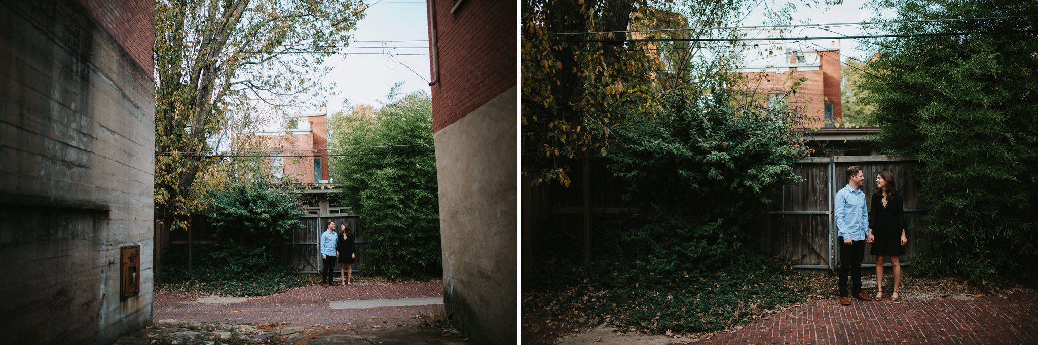 Late Fall Lafayette Park Engagement Photo Session