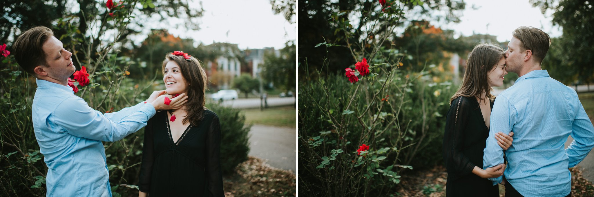 Late Fall Lafayette Park Engagement Photo Session