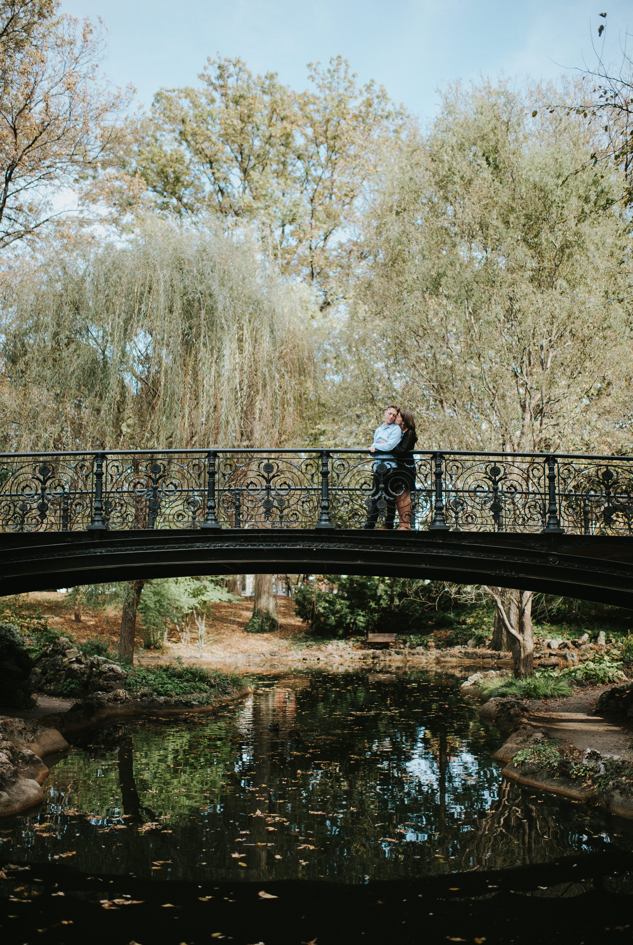 Late Fall Lafayette Park Engagement Photo Session