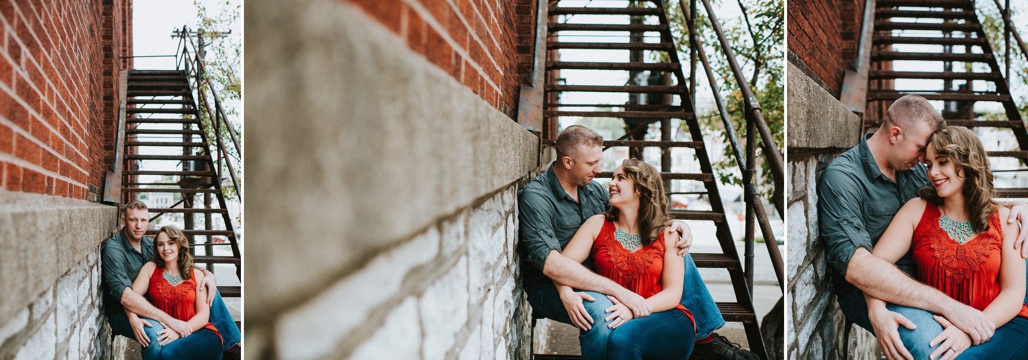 Downtown Alton Engagement Session