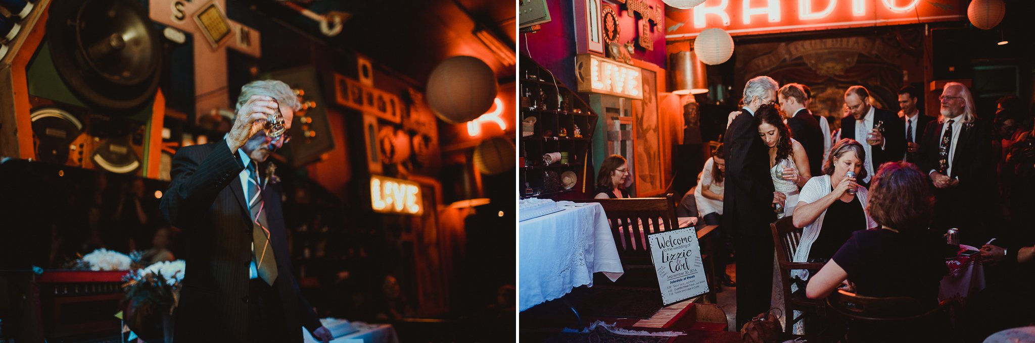 Joes Cafe Wedding Reception