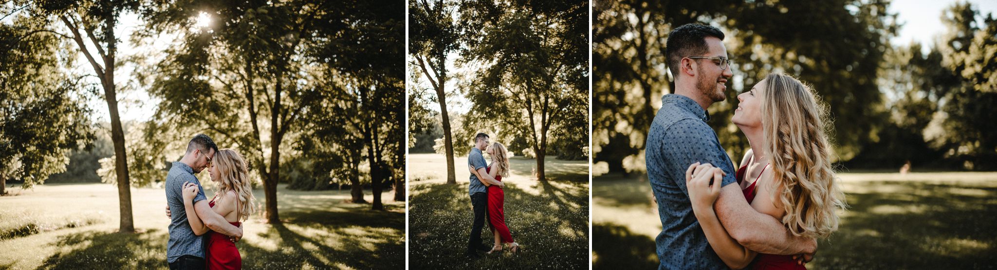 Fenton Backyard Engagement