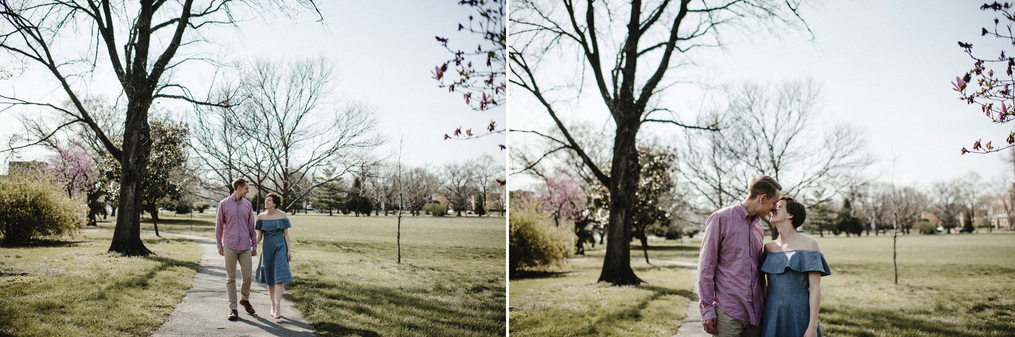 Spring Tower Grove Engagement