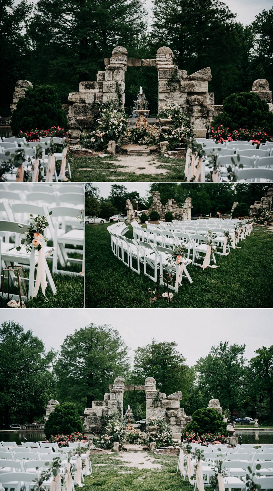 Tower Groves Park Ruins Wedding