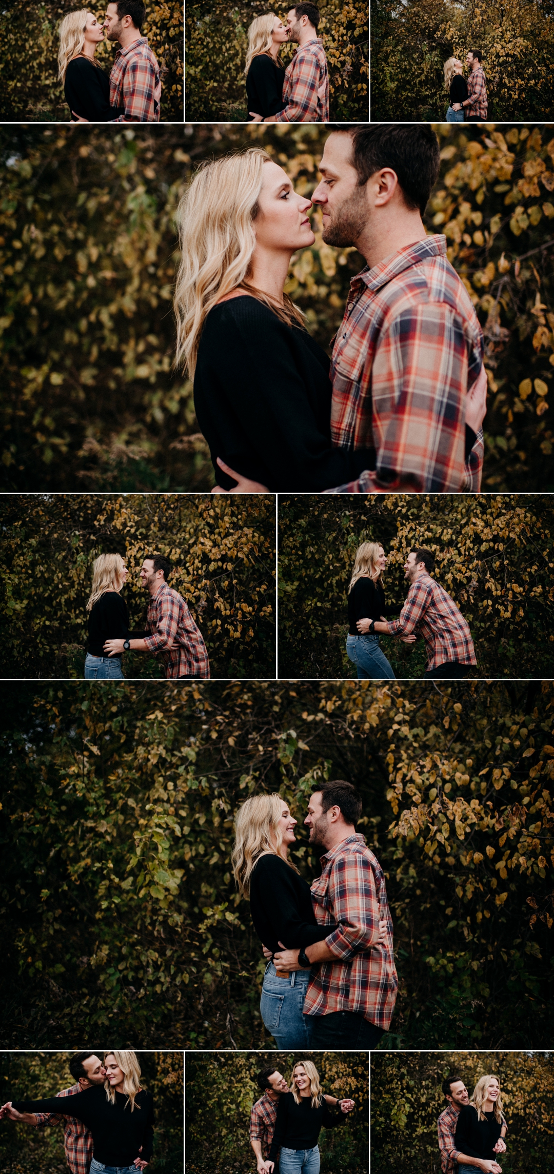 Casual Fall St Charles County Engagement Session